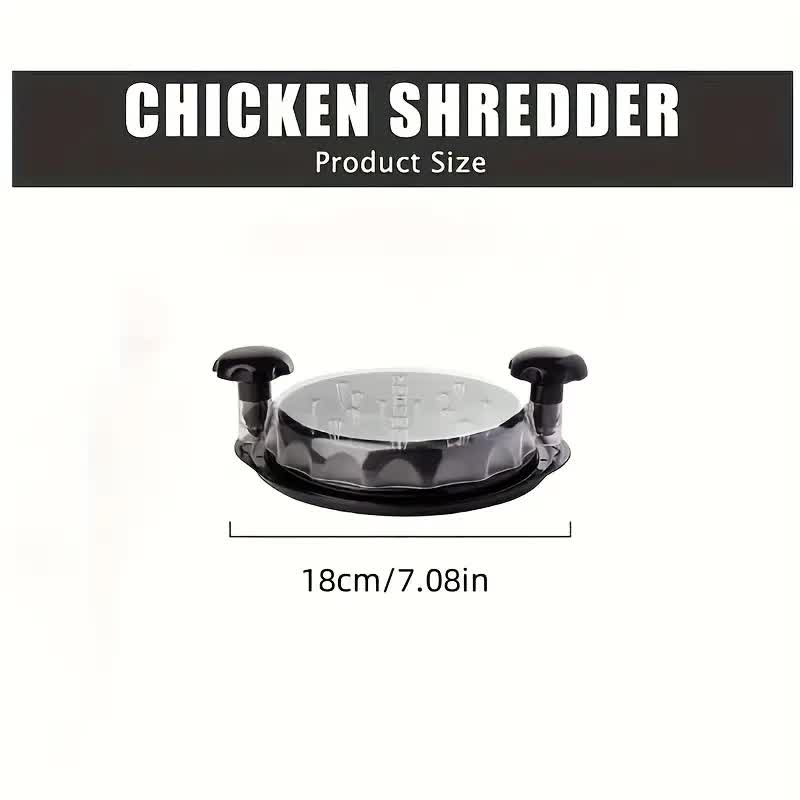 Multi-functional chicken breast shredder; minced meat separator; meat grinder; baby food tool with transparent lid; chicken shredding device