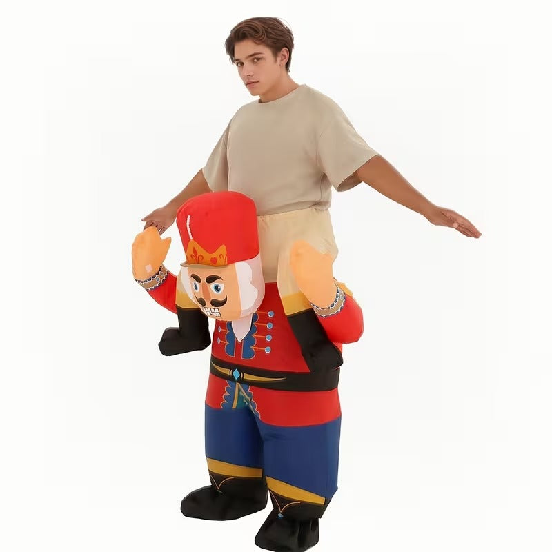 Nutcracker Soldier Inflatable Ride-On Costume