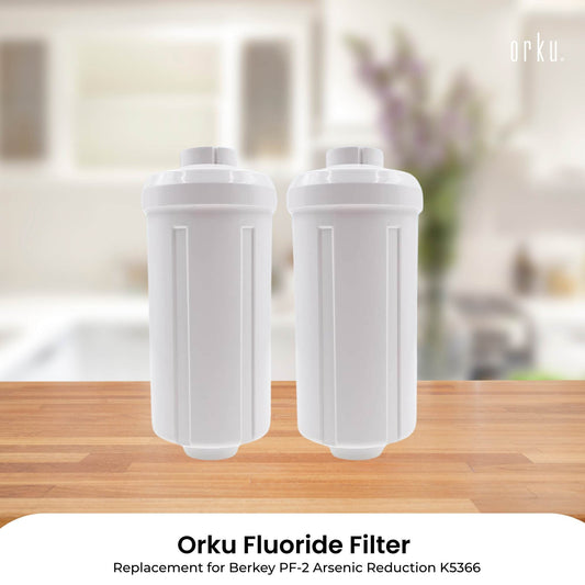 Orku Fluoride Filter - Replacement for Berkey PF-2 Arsenic Reduction K5366