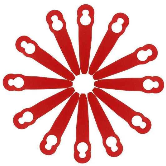 Grass Trimmer Plastic Blades Part Cutter Replace Acc Crop For Ozito Bosh Kuller - 100PCS