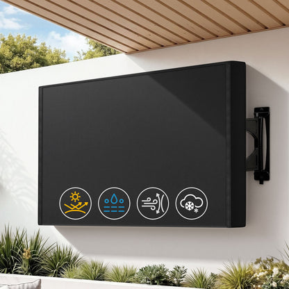 Artiss 55-58 Inch TV Cover Waterproof Outdoor Patio Flat Television Protector - Appliances > TV > TVs & Accessories