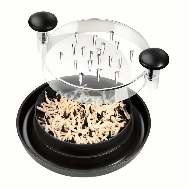 Multi-functional chicken breast shredder; minced meat separator; meat grinder; baby food tool with transparent lid; chicken shredding device