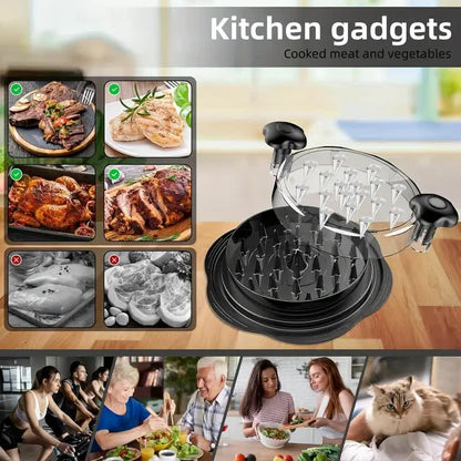 Multi-functional chicken breast shredder; minced meat separator; meat grinder; baby food tool with transparent lid; chicken shredding device