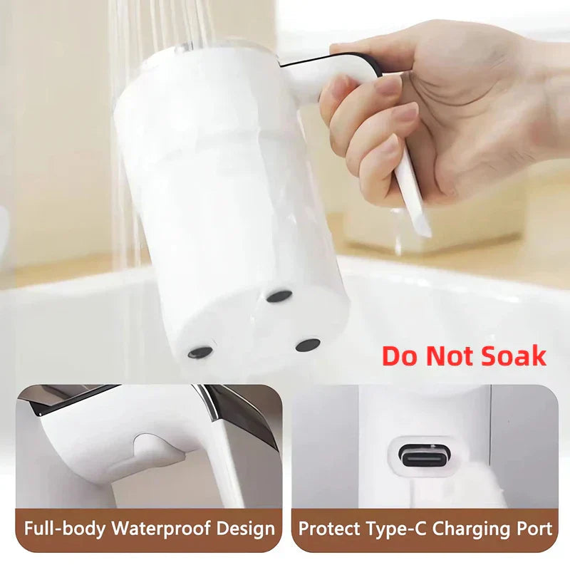 380ML Self-Stirring Electric Coffee Mug Black and White Cup