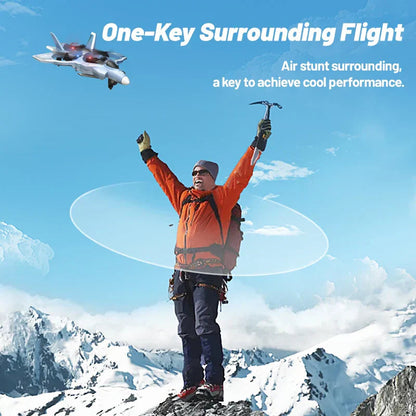 2.4G Rc Fighter Jet With Camera & Missile Launch (Grey)