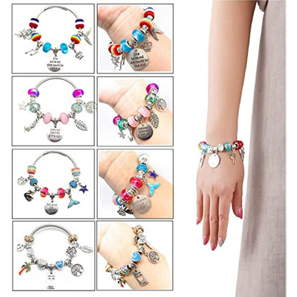 Unicorn & Mermaid Charm Bracelet Craft Kit for Girls