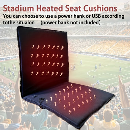 Portable Heated Foldable Seat Cushion with USB Power