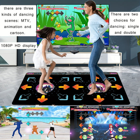 2-Player Dance Mat Game with Motion Sensor
