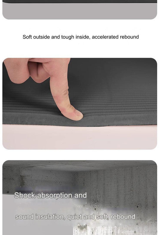 20Mm Thick Shock-Absorbing Yoga Mat