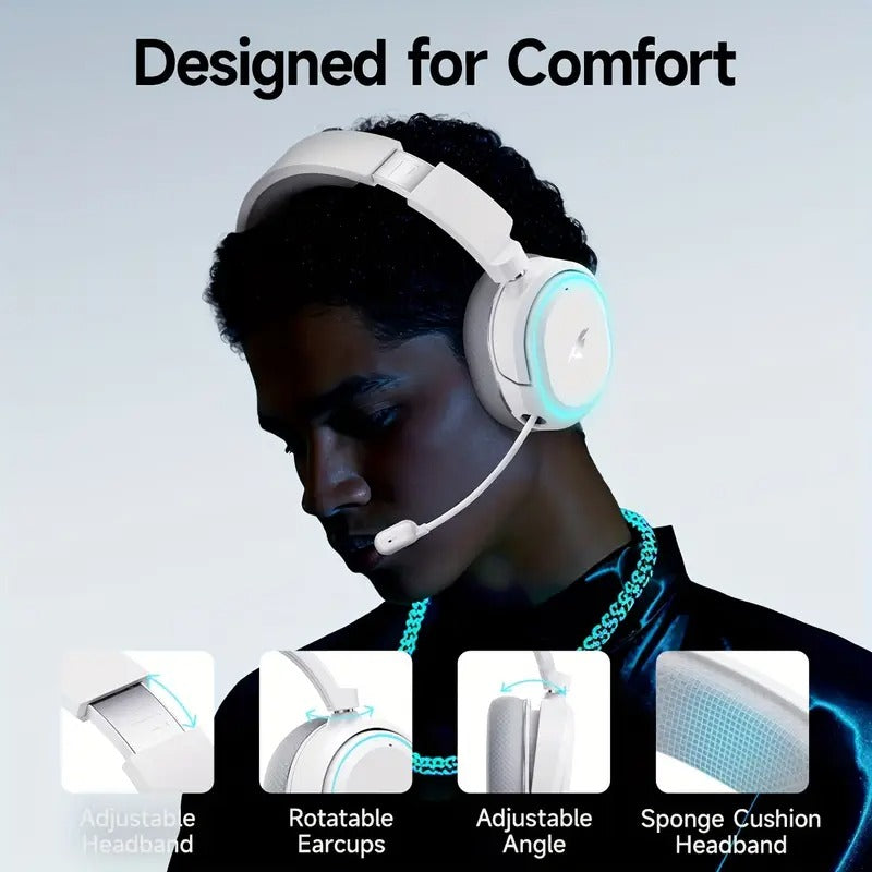 Wireless Gaming Headset with Surround Sound
