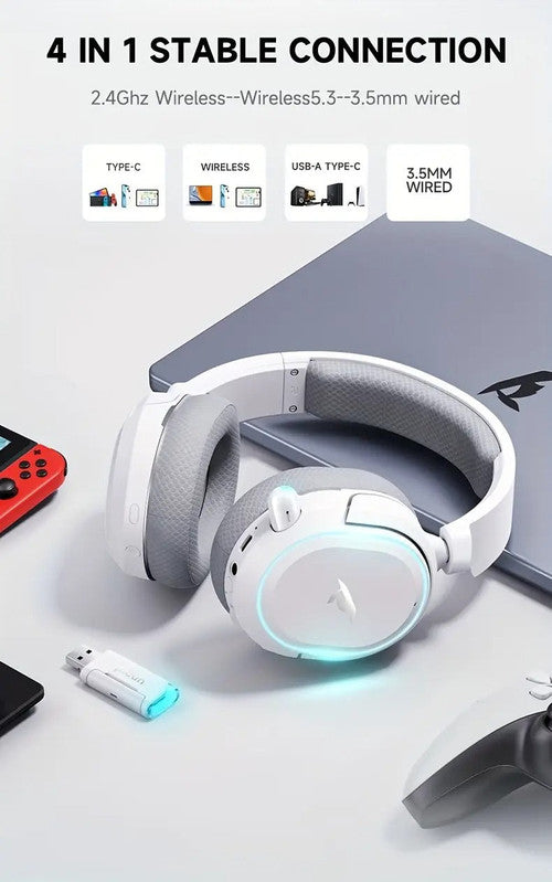 Wireless Gaming Headset with Surround Sound