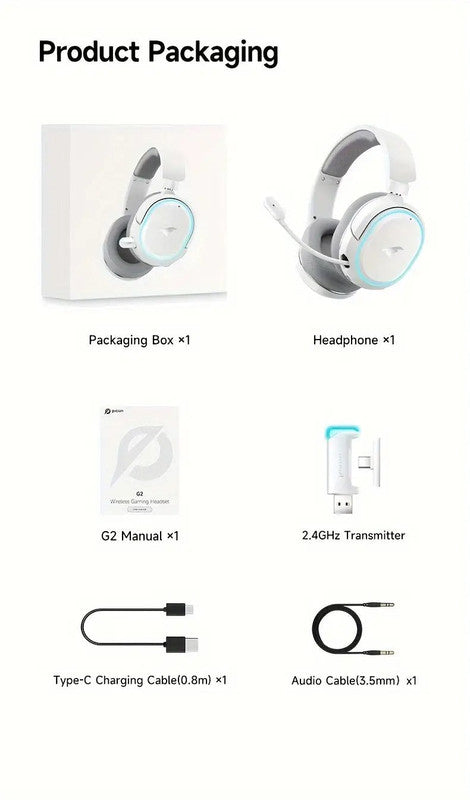 Wireless Gaming Headset with Surround Sound