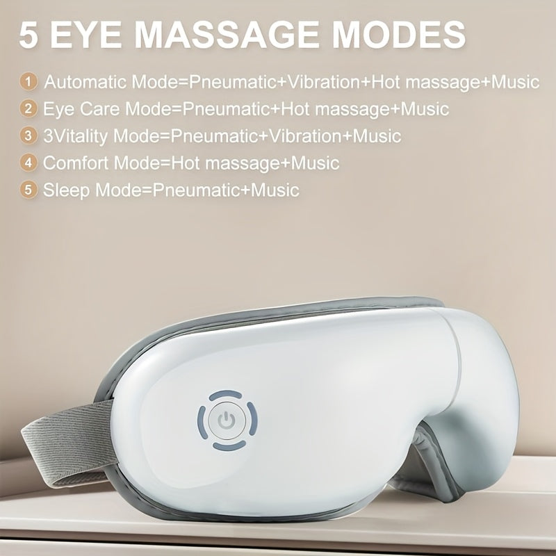 4D Portable Eye Massager with Heat & Music