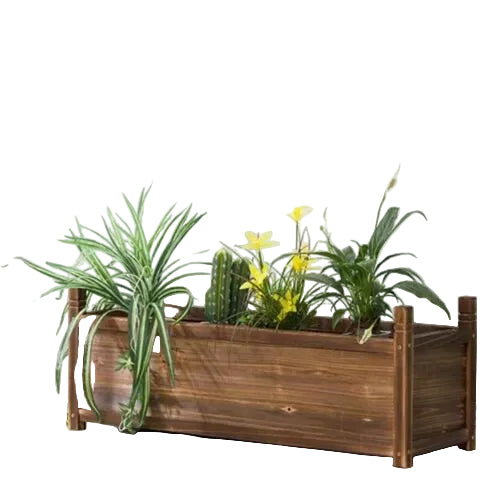 Large Raised Garden Bed Wooden Planter 90x30x33cm - Home & Garden > Garden Beds > Garden Beds & Planters