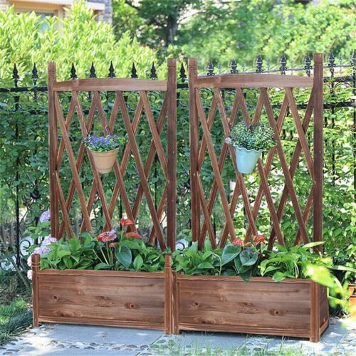 Medium Raised Garden Bed 60x30x33cm Wooden Planter Box - Home & Garden > Garden Beds > Garden Beds & Planters