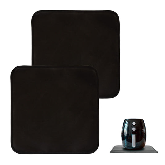 Non Slip Heat Resistant Air Fryer Benchtop Protector Mats, 2 Pack, 40cm x 40cm