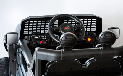 Jeep Inspired Remote Controlled Ride-on Electric Car - 12V Kids Electric Vehicle - Black