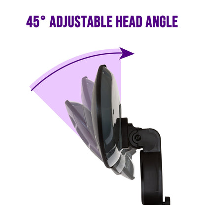 2000W 2.1m Free Standing Adjustable Portable Outdoor Electric Patio Heater Black