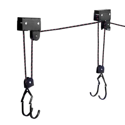 Social Hike Kayak Hoist - 45kg Garage Ceiling Pulley Lift for Kayak Bike Storage