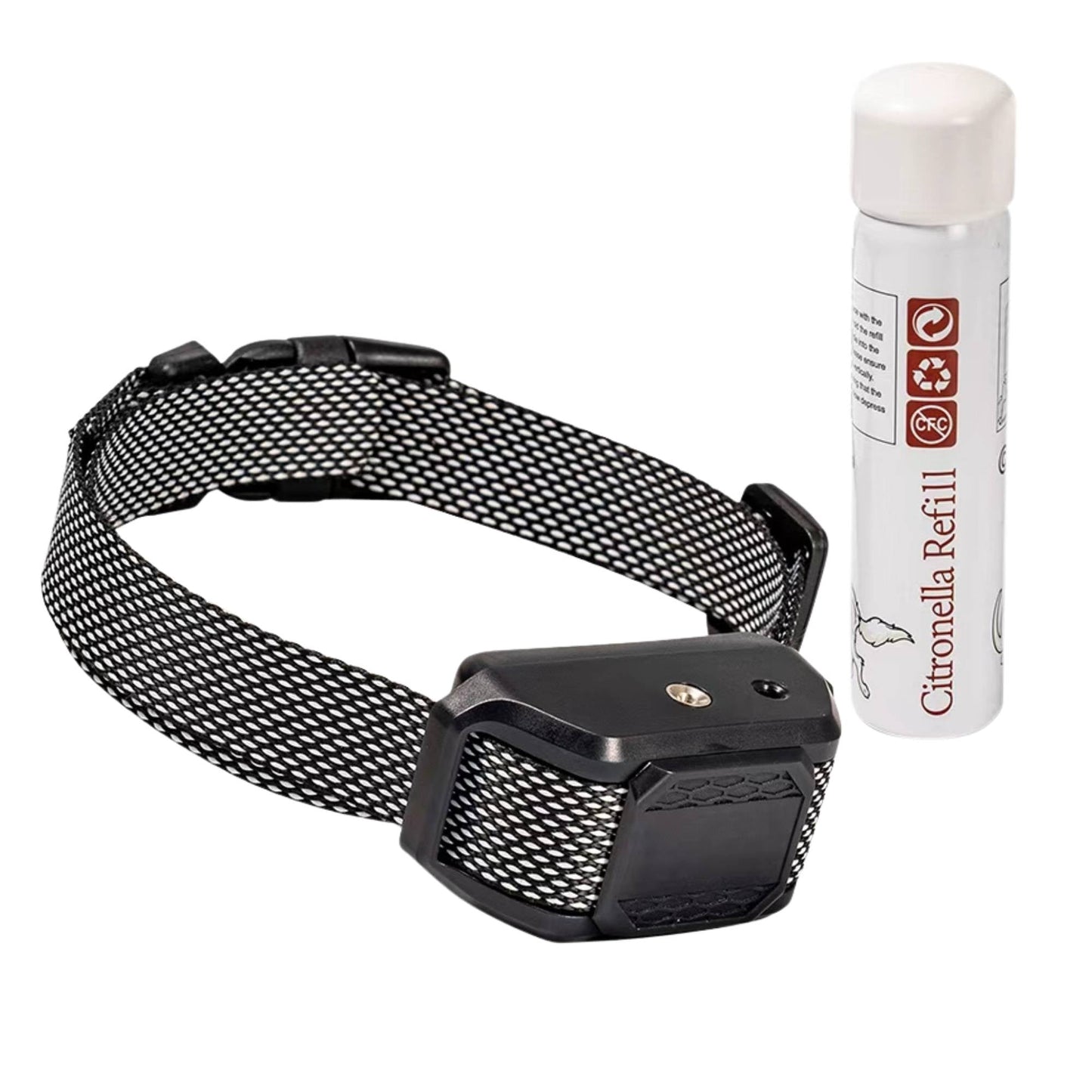 Rooster Farms Dog Bark Training Collar Citronella + Sound Rechargeable Automatic