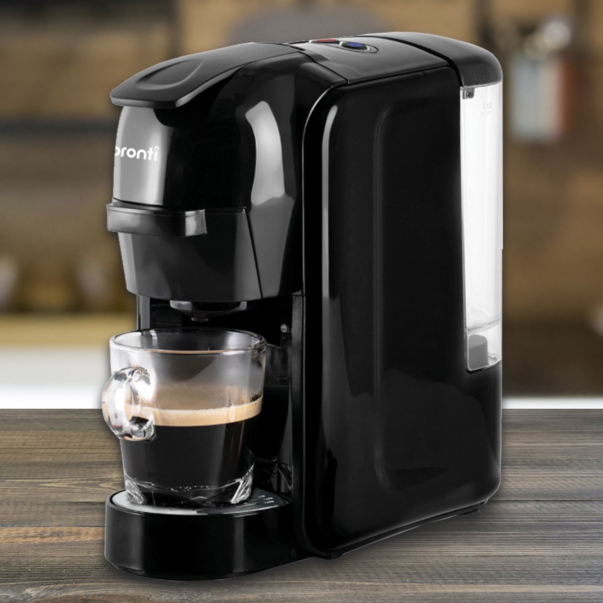 Pronti HomeMaid 3-in-1 Coffee Machine - Multi-Capsule Pods & Ground Coffee