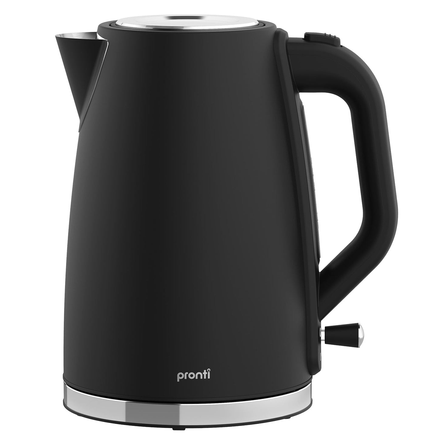 Pronti Silver Noir Collection 1.7L Electric Kettle
