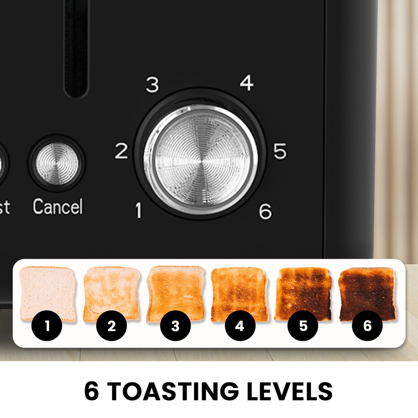 Pronti Breakfast Set with 1.6L Coffee Machine, Silver Noir Toaster & Kettle