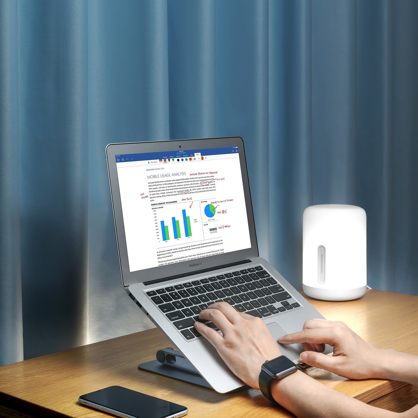 Simplecom CL520 Adjustable Aluminium Ergonomic Riser Stand for Laptop MacBook