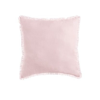 Vintage Design Homewares Blush French Linen Filled Cushion Square - 55cm x 55cm