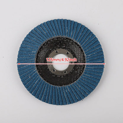 10pcs Flap Disc 40/60/80/120 Grit Angle Grinder Wheel Set Durable Sanding Tool - 40 Grit