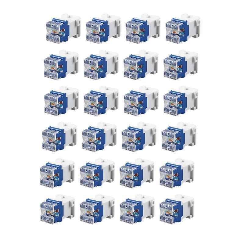 12/24PCS Clipsal Compatible Style CAT6 RJ45 8P8C Network Data Jack Mech Insert - 12PCS
