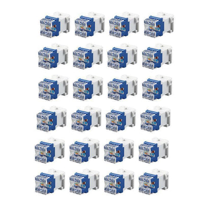 12/24PCS Clipsal Compatible Style CAT6 RJ45 8P8C Network Data Jack Mech Insert - 12PCS