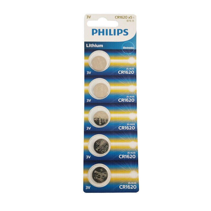 5-20Pcs Philips Cr1220 Cr1616 Cr1620 Cr1632 Cr2016 Cr2025 Cr2032 Button Battery - CR2016-20PCS