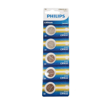 5-20Pcs Philips Cr1220 Cr1616 Cr1620 Cr1632 Cr2016 Cr2025 Cr2032 Button Battery - CR2016-20PCS