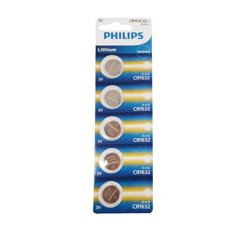 5-20Pcs Philips Cr1220 Cr1616 Cr1620 Cr1632 Cr2016 Cr2025 Cr2032 Button Battery - CR2025-20PCS