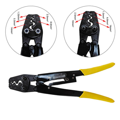 1.25-16mm² Wire Crimper Cable Plier Terminal Anderson Plug Lug Crimping Tool