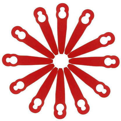 Grass Trimmer Plastic Blades Part Cutter Replace Acc Crop For Ozito Bosh Kuller - 100PCS