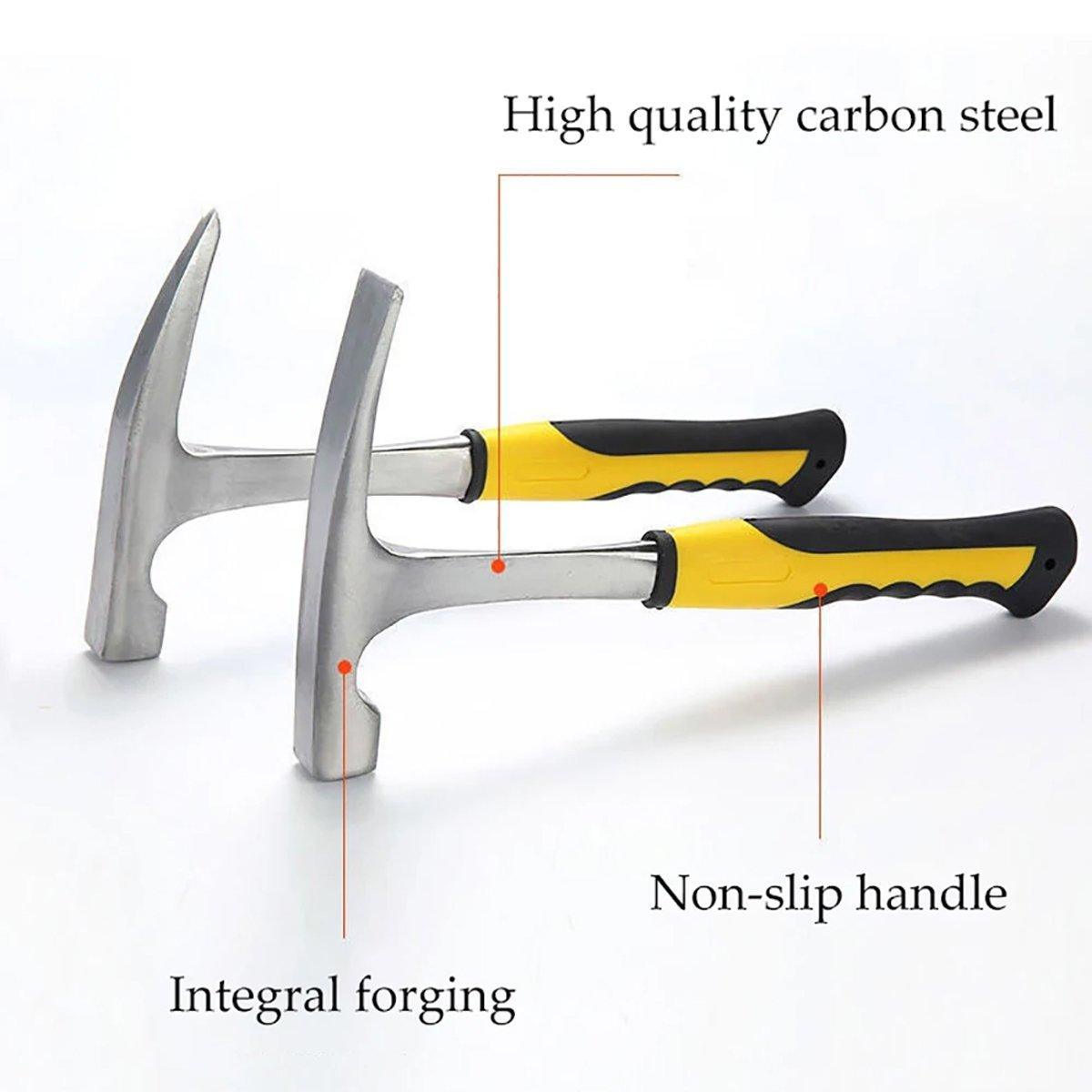 Geological Exploration Duck Bill Hammer - Professional Archaeological Tool & Pointed Inspection Hammer