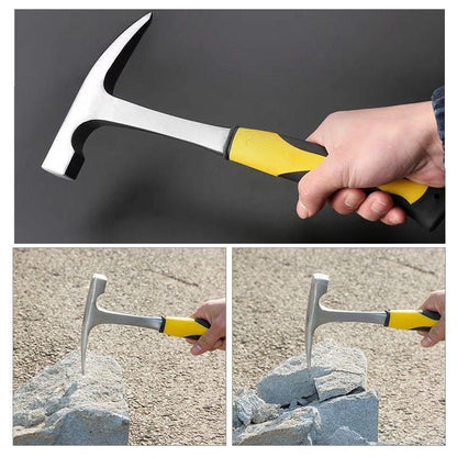 Geological Exploration Duck Bill Hammer - Professional Archaeological Tool & Pointed Inspection Hammer
