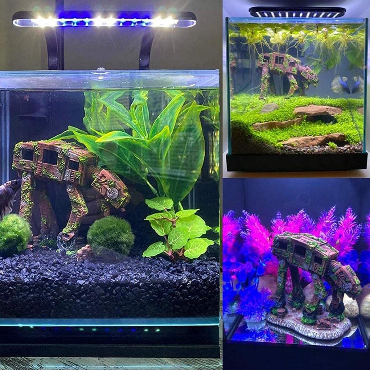 Aquascape Car Theme Fish Tank Ornament Decoration Resin Aquarium Landscape Decor