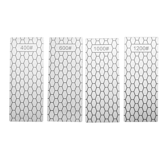 4pcs Diamond Knife Sharpener Sharpening Stone Honeycomb Grind Sharpener Kit