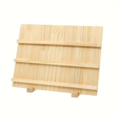 Wooden Earrings Display Rack Multi Tier Jewelry Stand Organizer Earrings Holder - 3-Tier