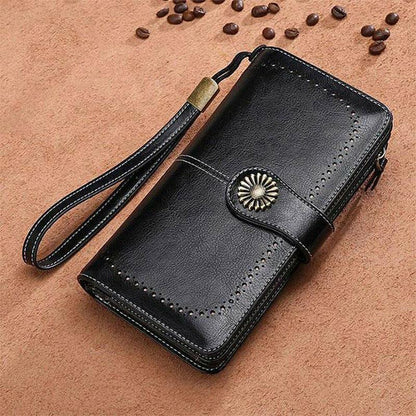 Women Wallets Purse Organizer Pouch Bag Credit Card Cash Holder Case Handbag Au - Brown