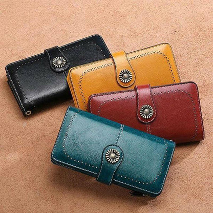 Women Wallets Purse Organizer Pouch Bag Credit Card Cash Holder Case Handbag Au - Brown