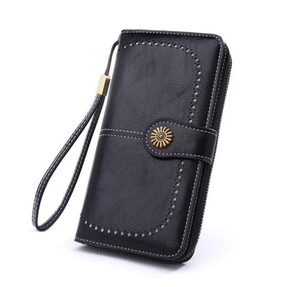 Women Wallets Purse Organizer Pouch Bag Credit Card Cash Holder Case Handbag Au - Brown