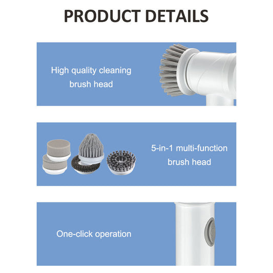 Sokany 5-in-1 Handheld Kitchen Scrubber – Multi-Function Cleaning Tool