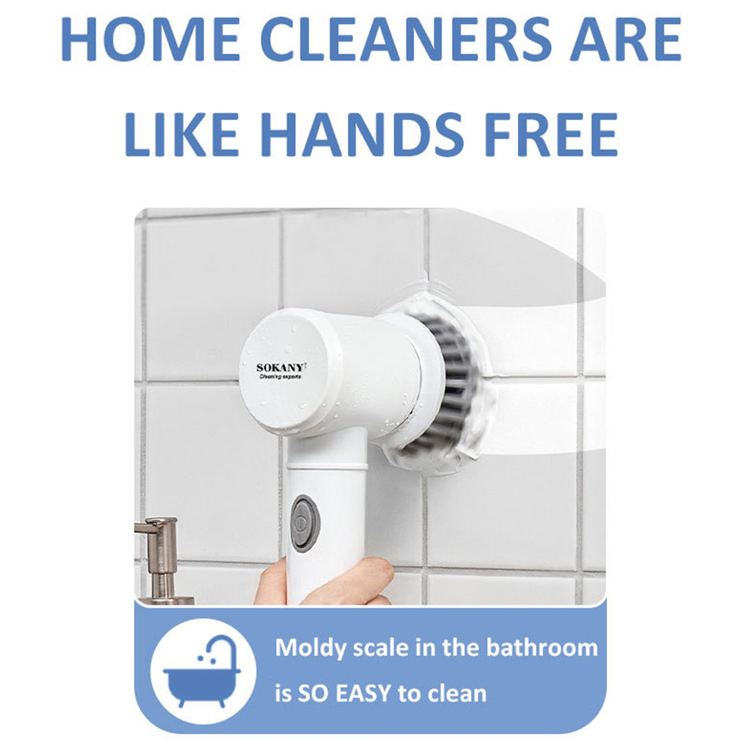 Sokany 5-in-1 Handheld Kitchen Scrubber – Multi-Function Cleaning Tool