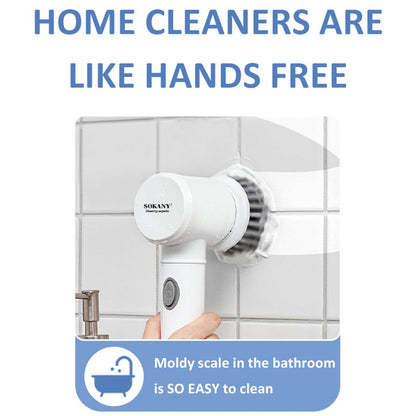 Sokany 5-in-1 Handheld Kitchen Scrubber – Multi-Function Cleaning Tool