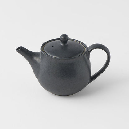 Teapot 400ml Matte Black Glaze