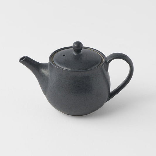 Teapot 400ml Matte Black Glaze